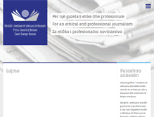 Tablet Screenshot of presscouncil-ks.org